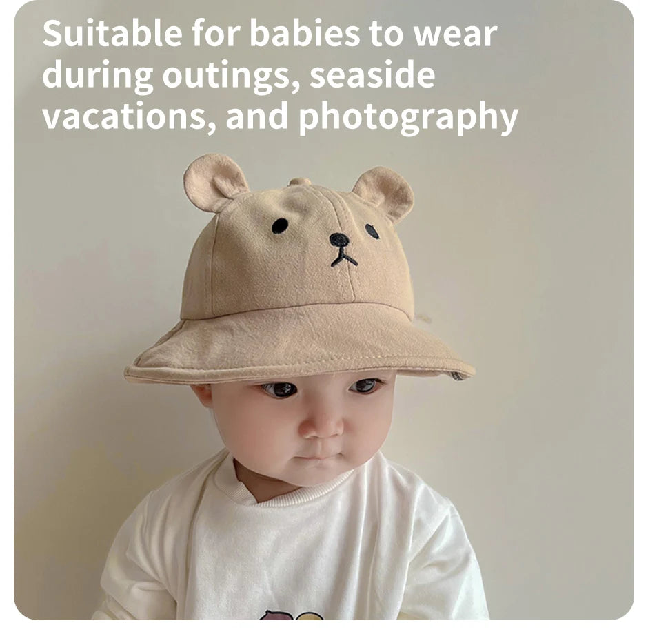 Peekaboo Bear Baby Bucket Hat