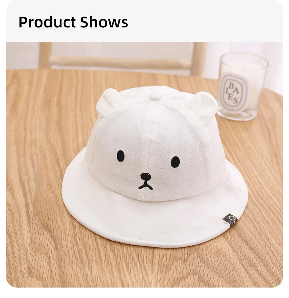 Peekaboo Bear Baby Bucket Hat