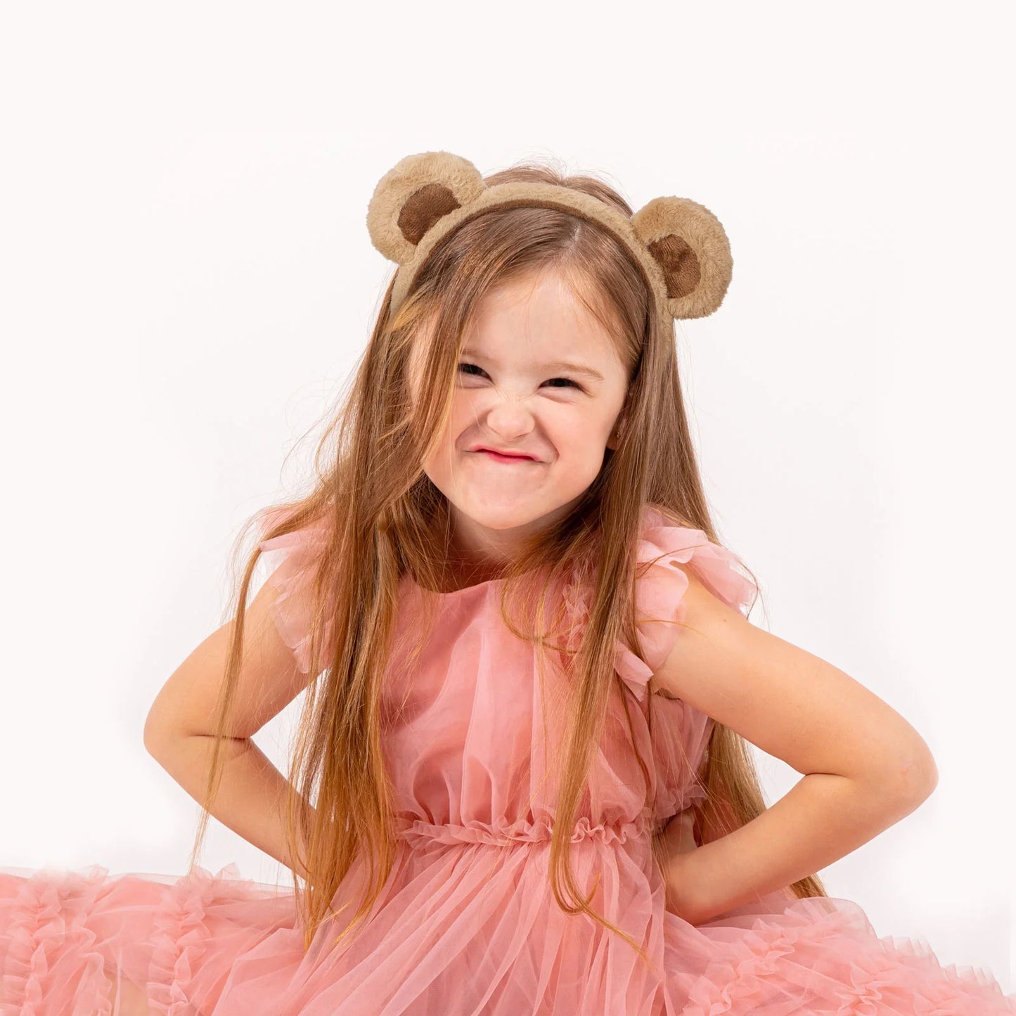 Peekaboo Bear Ears Headband