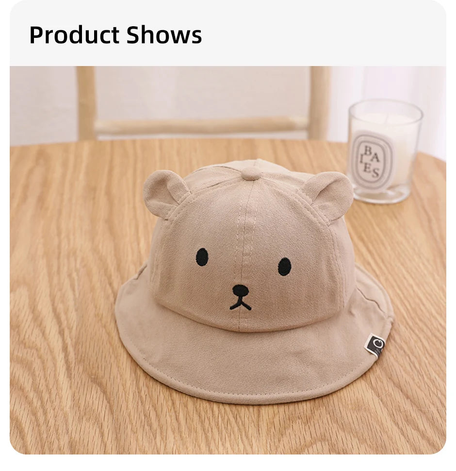 Peekaboo Bear Baby Bucket Hat