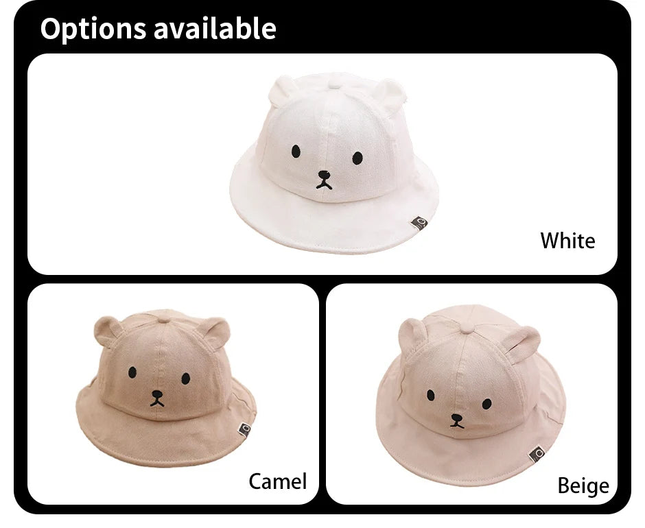 Peekaboo Bear Baby Bucket Hat