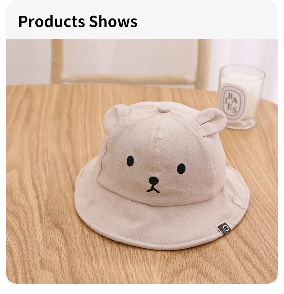 Peekaboo Bear Baby Bucket Hat
