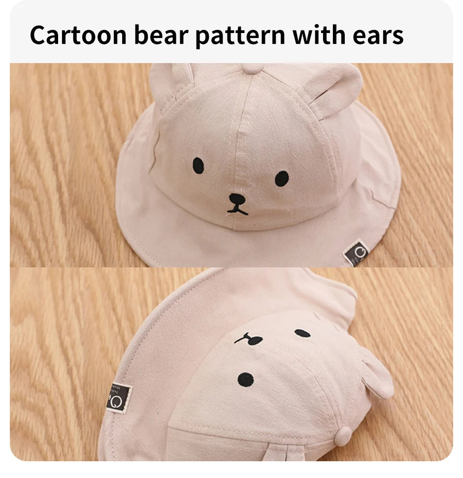 Peekaboo Bear Baby Bucket Hat
