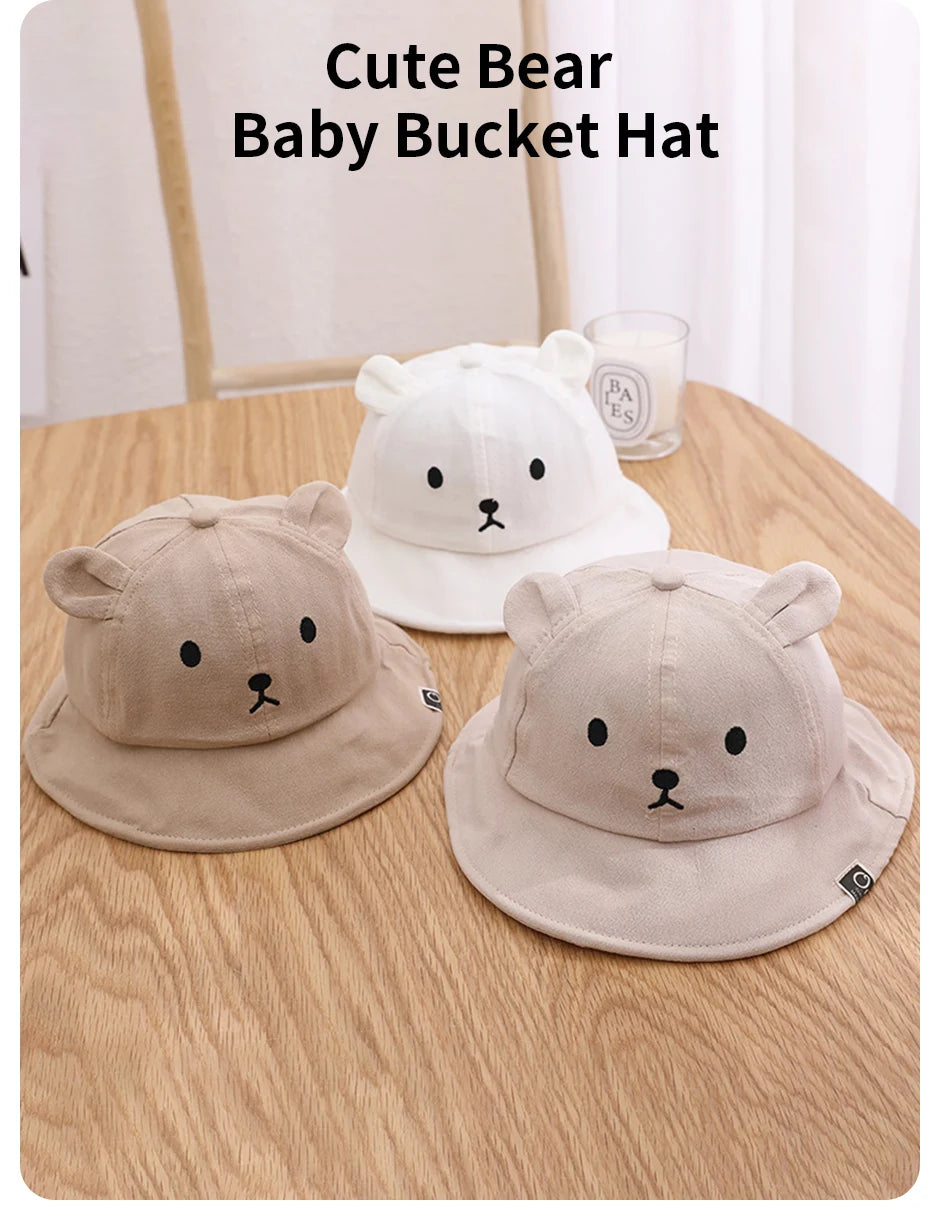 Peekaboo Bear Baby Bucket Hat
