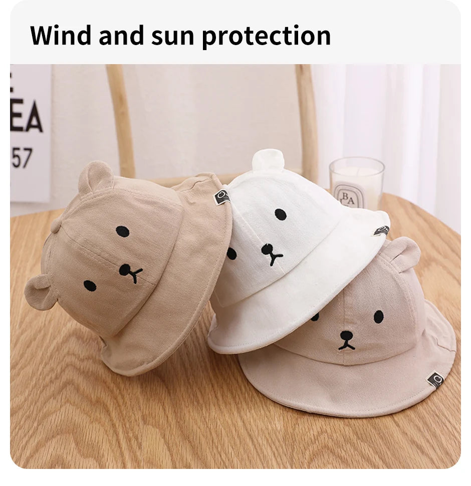 Peekaboo Bear Baby Bucket Hat